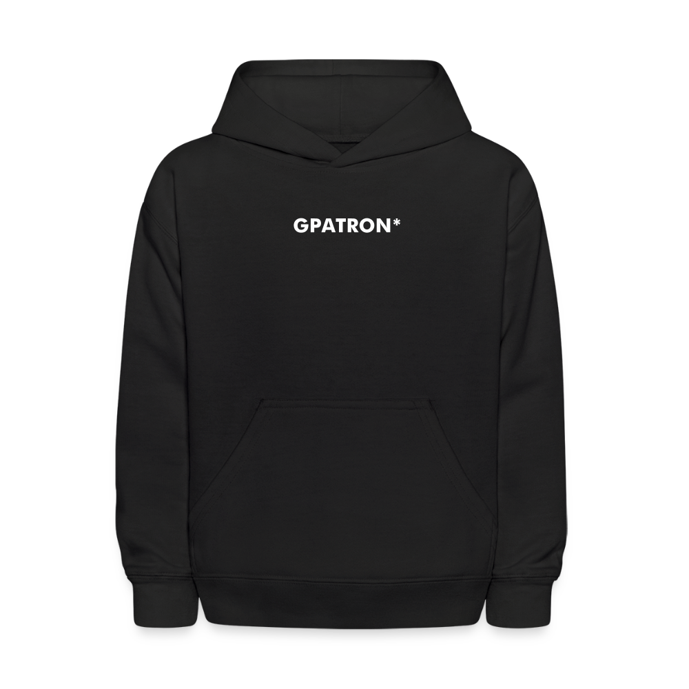 Kids' Hoodie MADE BY GPATRON* - black